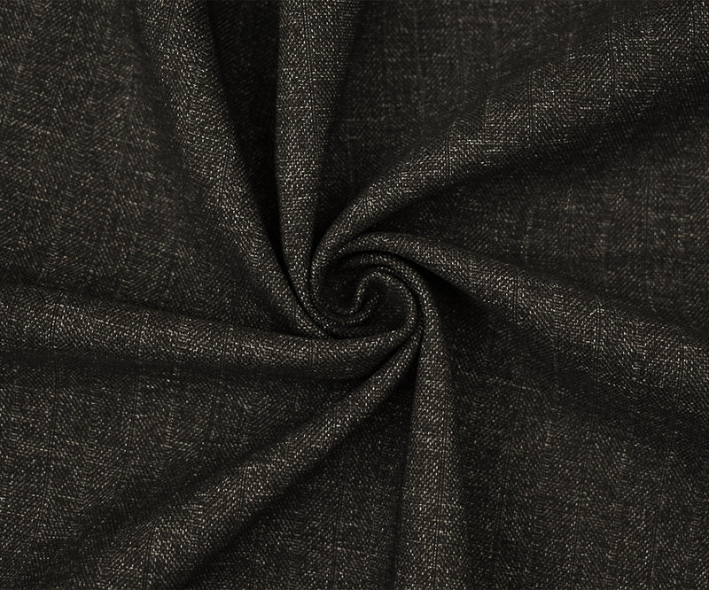 Black-Gray Poly Striped Woven Bonded Stretch Spandex Jacketing Fabric