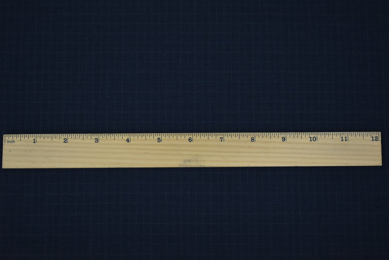 Navy-Gray-Green Wool Polyester Check Pattern Shirting Woven Fabric