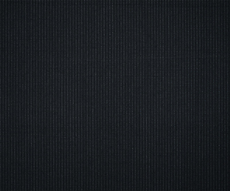 Black-Gray Poly-Wool Subtle Striped Woven Shirting Fabric