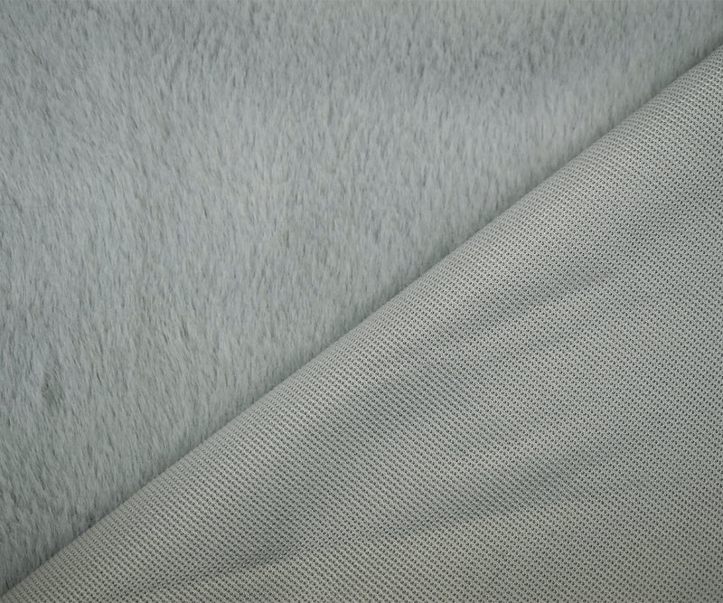 1 YD PC Light Gray Single Sided Stretch Fleece Knit Fabric