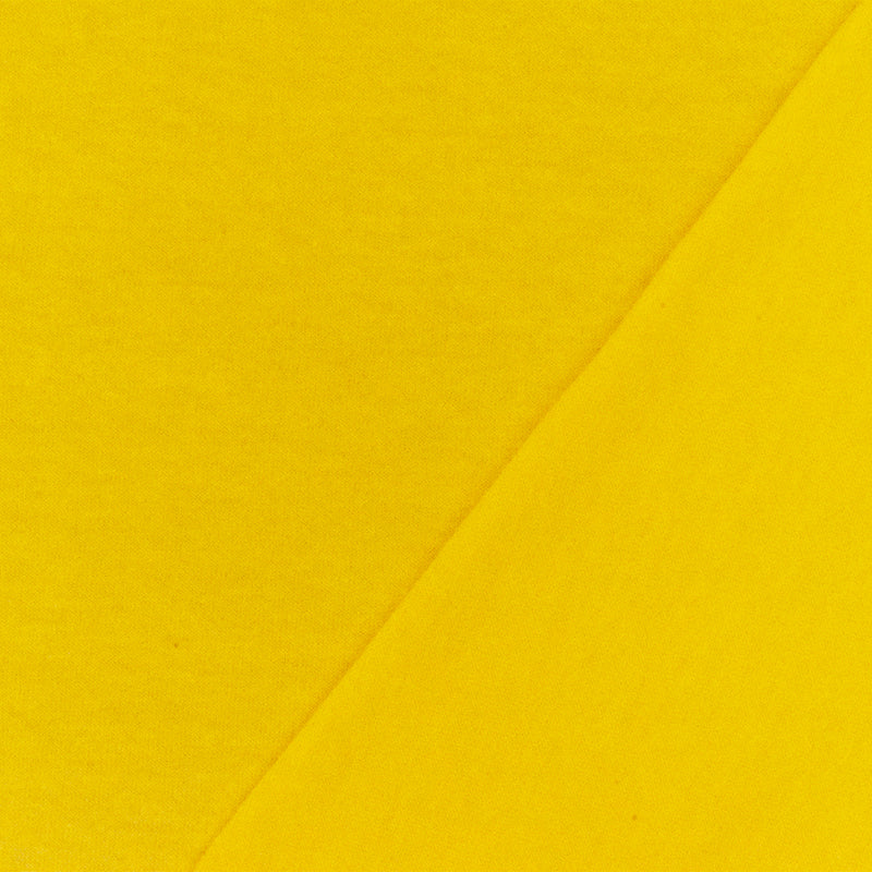 Yellow Solid Stretch Cotton Spandex Jersey Knit Fabric