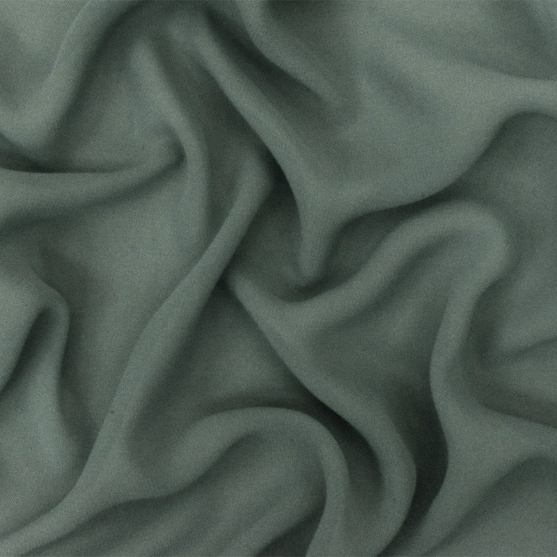 Gray Solid Polyester Chiffon Woven Fabric