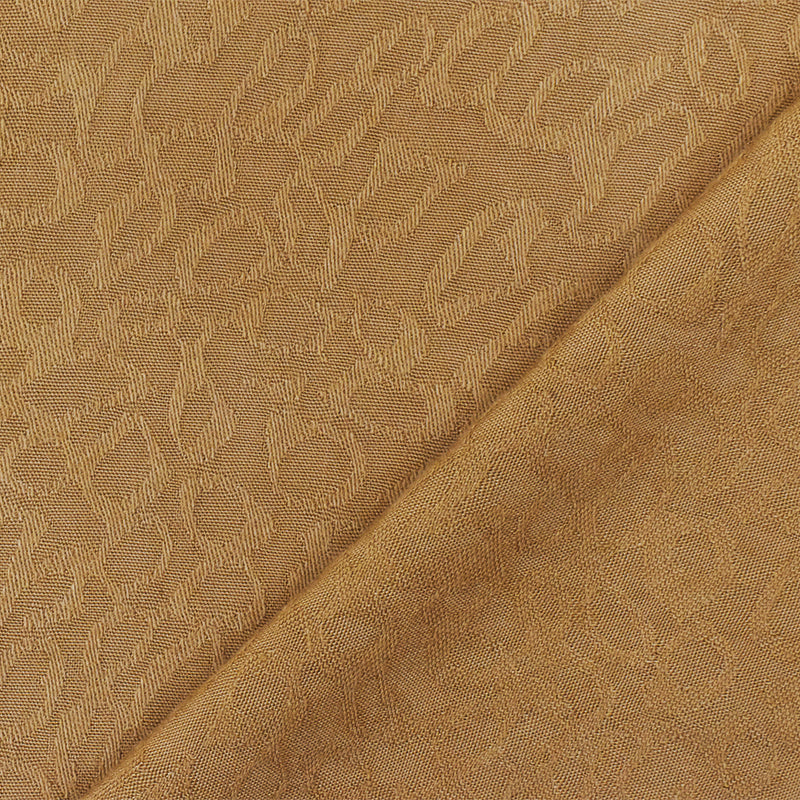 Brown Abstract Jacquard Rayon Woven Fabric