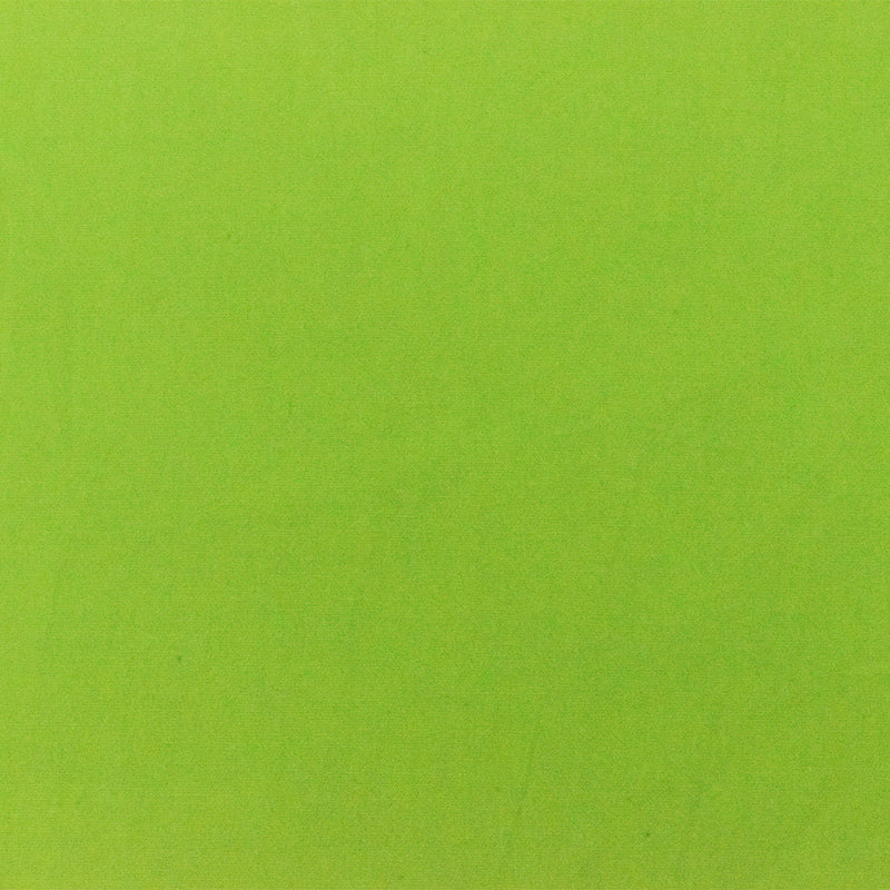 Bright Green Cotton Solid Stretch Spandex Poplin Woven Fabric
