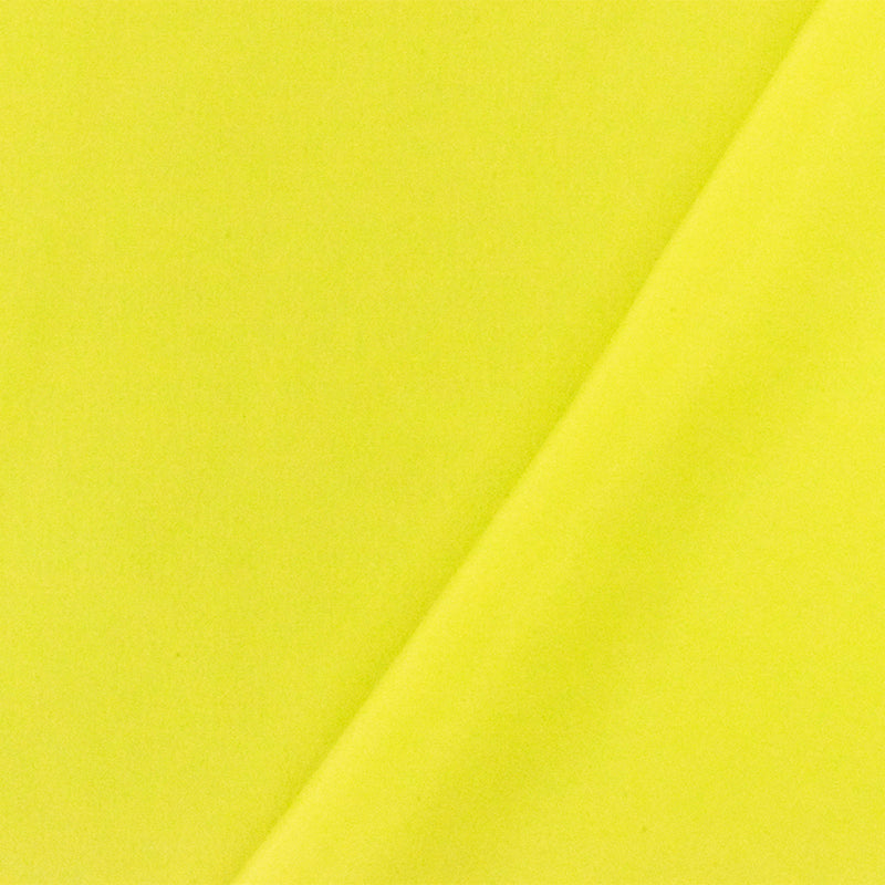 Yellow Famous Designer Silk Solid Crepe De Chine Fabric