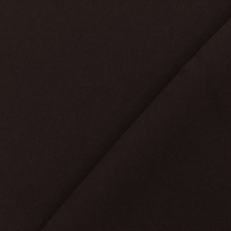 Deep Brown Famous Designer Poly Double Sided Crepe Woven Fabric