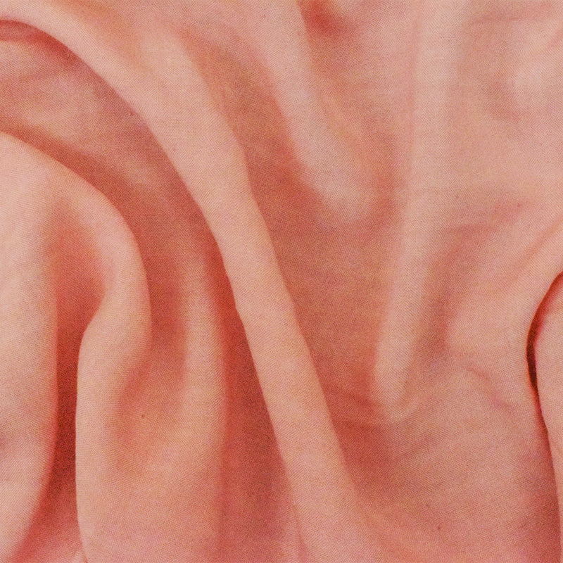 Pink Rayon Challis Solid Woven Fabric