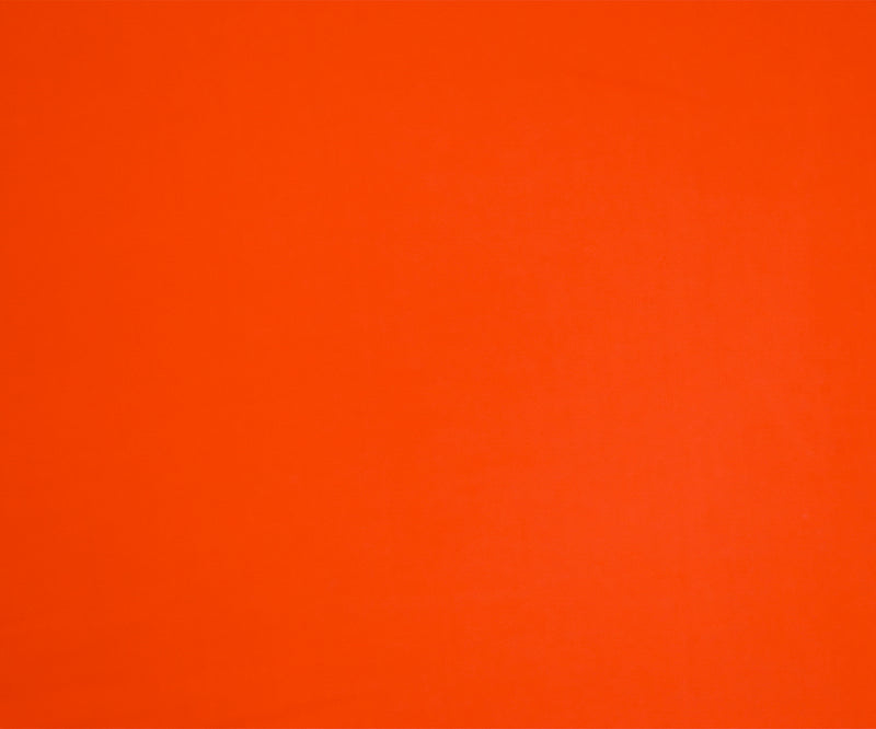 Orange Solid Challis Woven Fabric