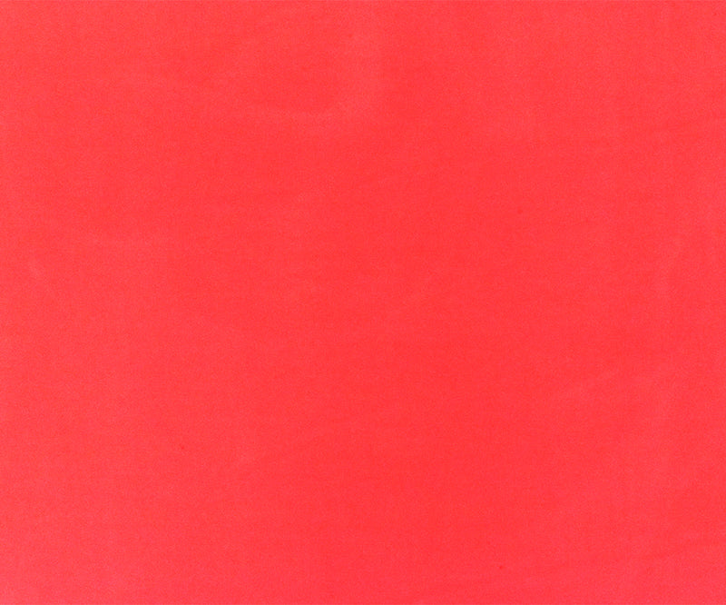 Coral Red Rayon Challis Solid Woven Fabric