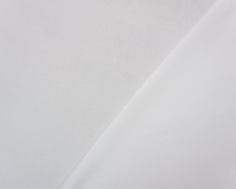 White Rayon Challis Solid Woven Fabric