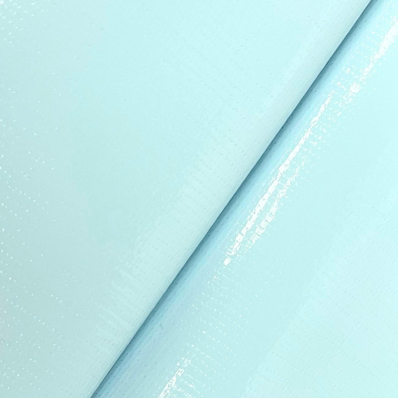 12 YD PC Pastel Blue Oil Cloth