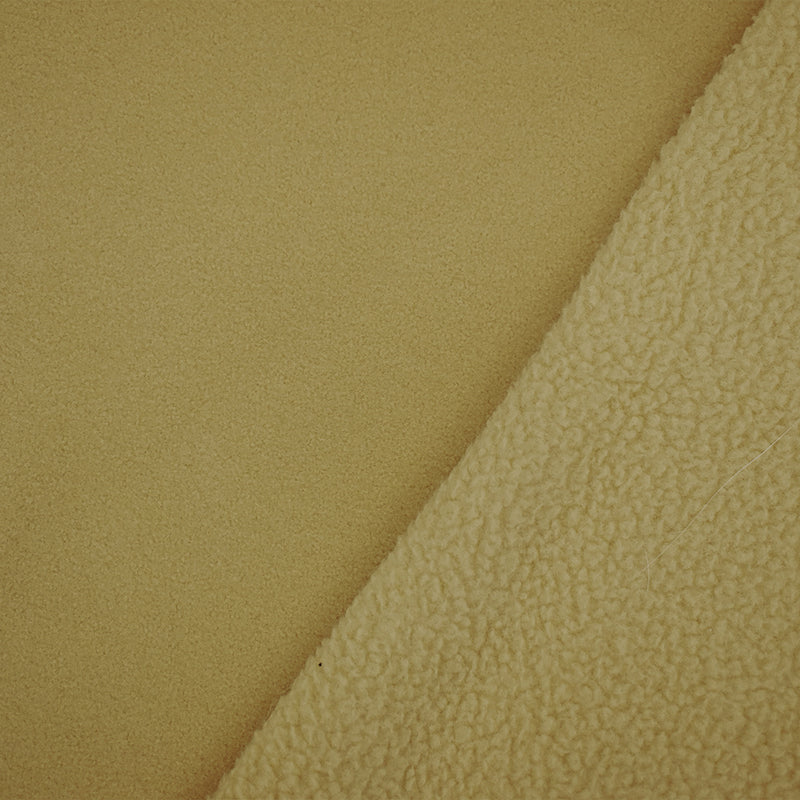 Beige Polyester Heavy Weight Polartec Wind Pro Knit Fabric