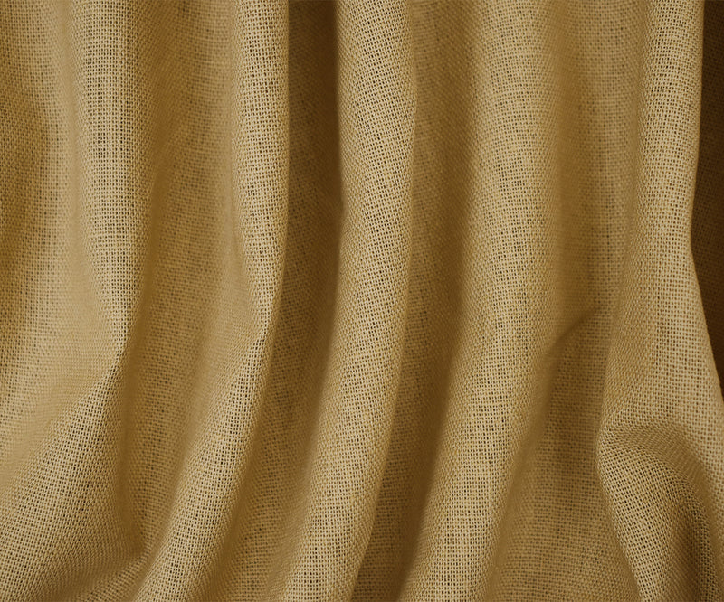 Beige Solid Linen Woven Shirting Fabric