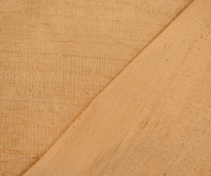 Tan Beige-Silver Gray Silk Iridescent Dupioni Woven Fabric