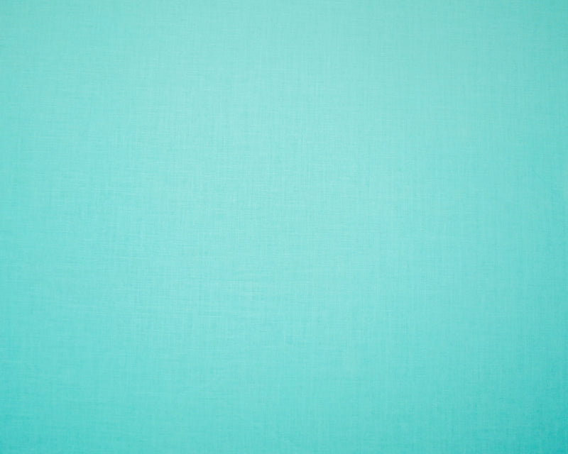 Aqua Teal Cotton Solid Voile Woven Fabric