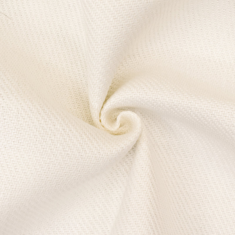 2 YD PC-White Moygashel Twill Irish Linen Solid Woven Home Decorating Fabric