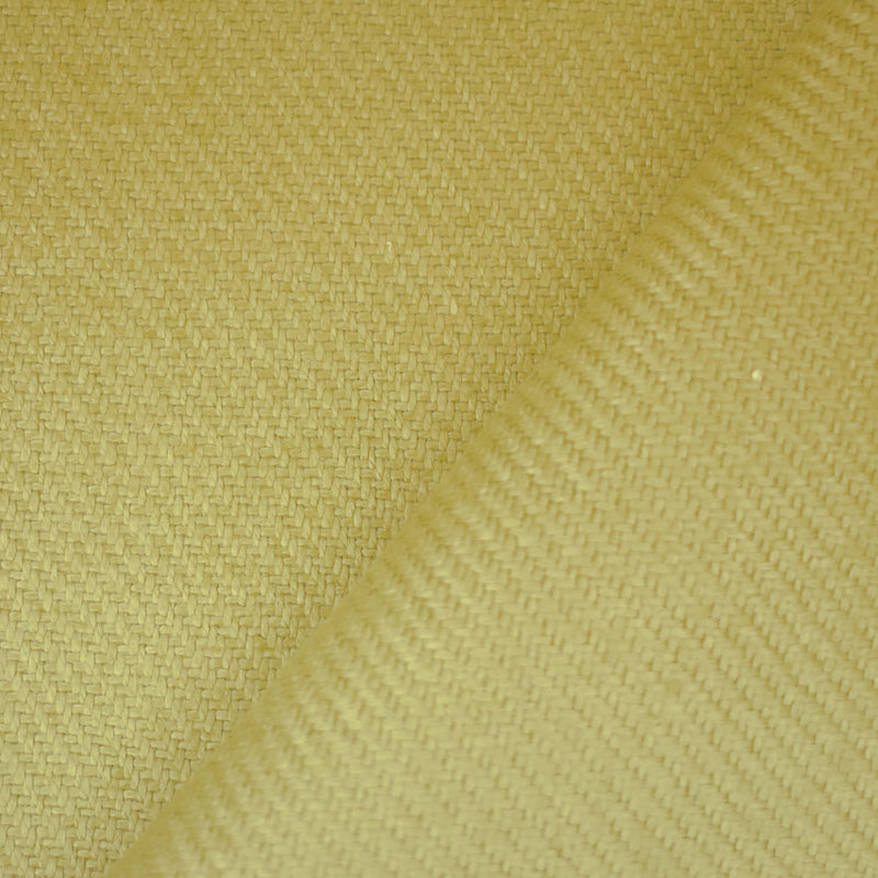 Yellow Moygashel Twill Irish Linen Solid Woven Home Decorating Fabric