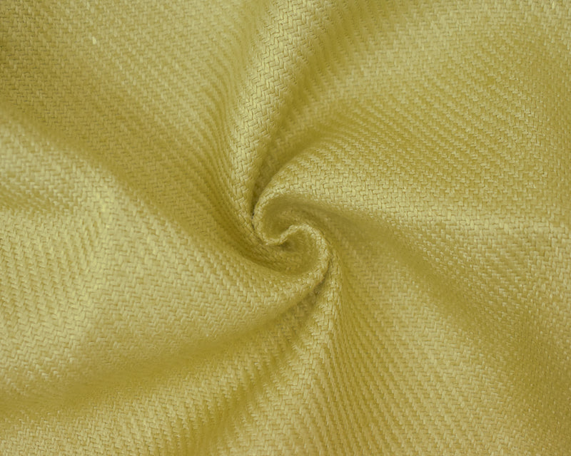 Yellow Moygashel Twill Irish Linen Solid Woven Home Decorating Fabric