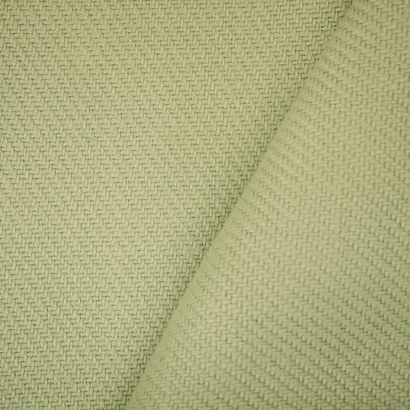 Green Moygashel Twill Irish Linen Solid Woven Home Decorating Fabric