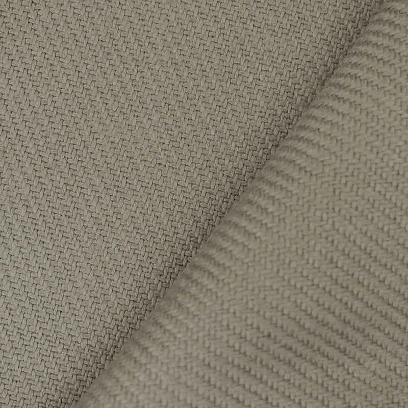 Taupe Gray Moygashel Twill Irish Linen Solid Woven Decorating Fabric