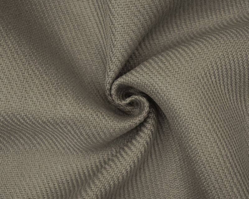 Taupe Gray Moygashel Twill Irish Linen Solid Woven Decorating Fabric
