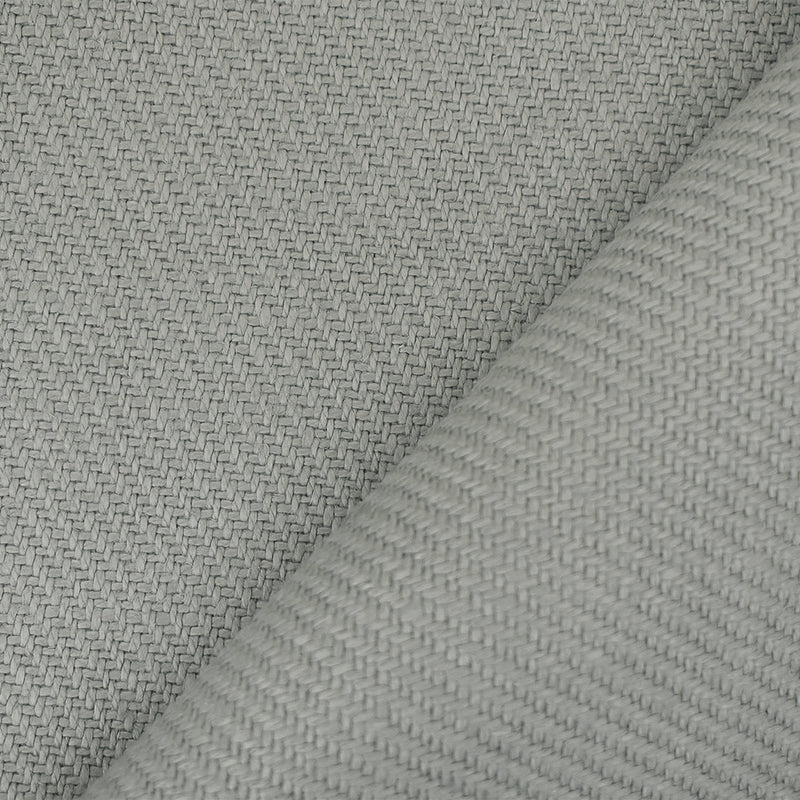 Mid Gray Moygashel Twill Irish Linen Solid Woven Home Decorating Fabric