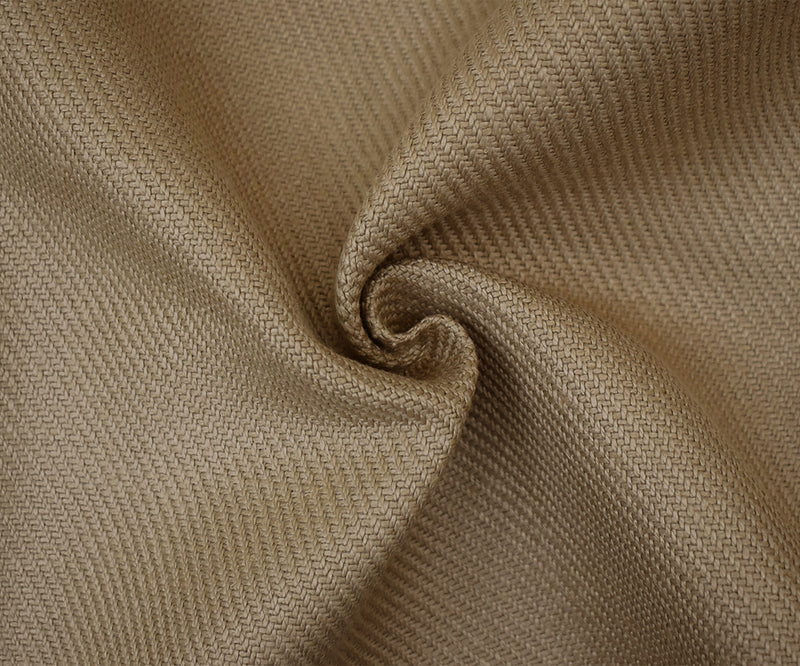 Mid Brown Moygashel Twill Irish Linen Solid Woven Home Decorating Fabric