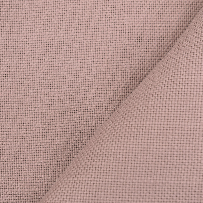 Pink Moygashel Solid Woven Irish Linen Home Decorating Fabric