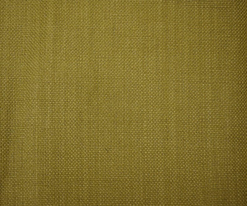 Green Moygashel Solid Woven Irish Linen Home Decorating Fabric