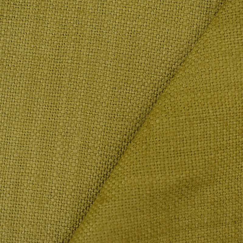 Green Moygashel Solid Woven Irish Linen Home Decorating Fabric