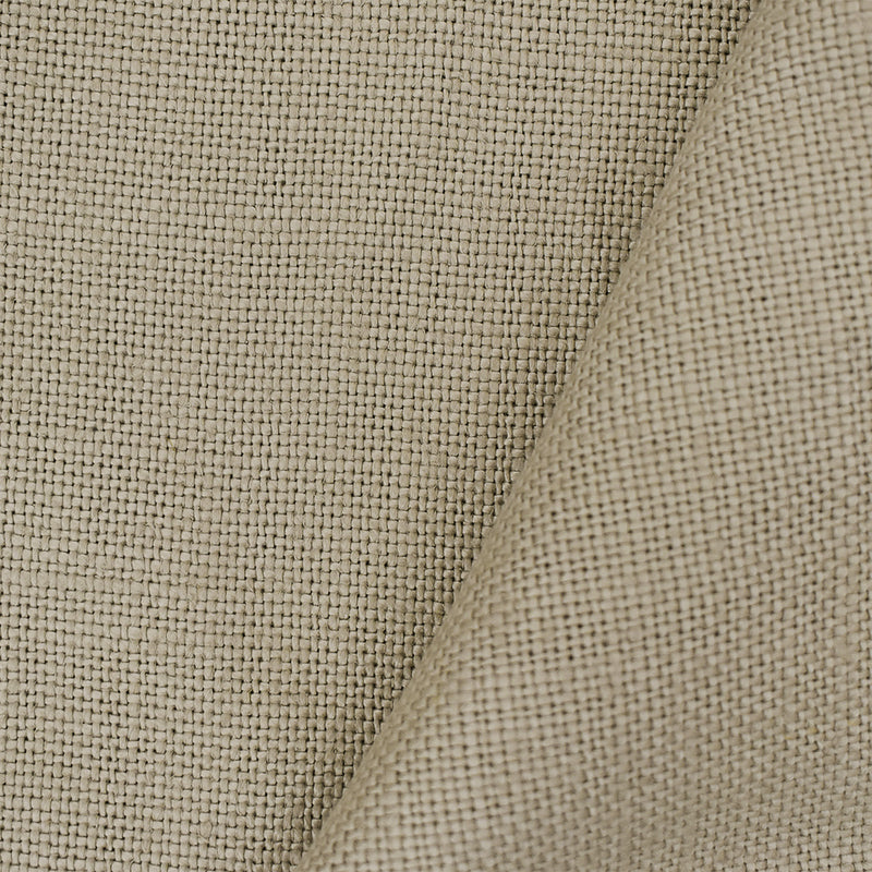 Taupe Beige Moygashel Solid Woven Irish Linen Home Decorating Fabric