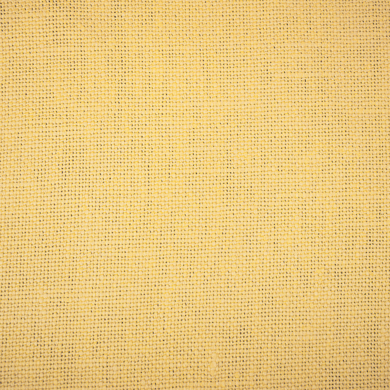 Yellow Moygashel Solid Woven Irish Linen Home Decorating Fabric