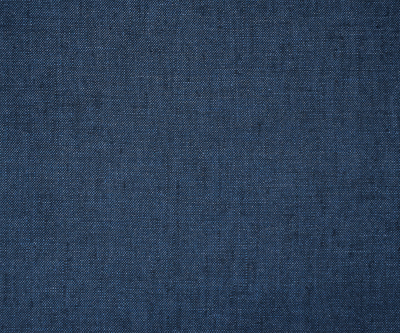Black-Blue Spence Bryson Slub Texture Irish Linen Chambray Woven Fabric