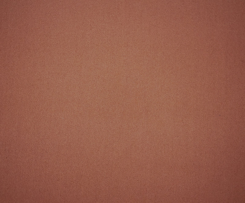 Orange Wool-Poly Brushed Back Twill Woven Jacketing Fabric