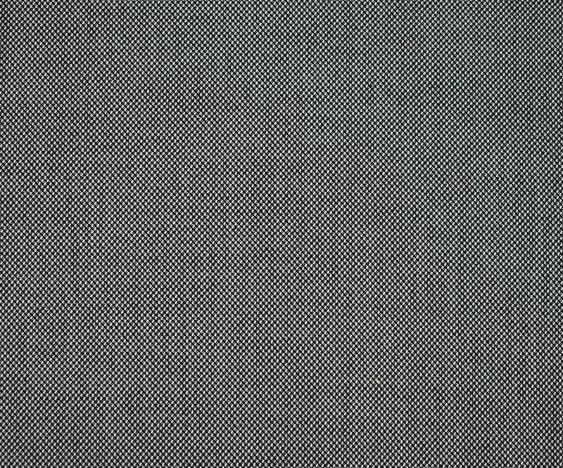 Black-White Wool Poly Dobby Woven Suiting Fabric