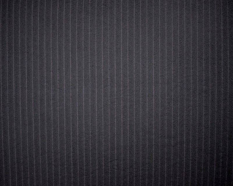 Black-Red Wool Poly Japanese Vertical Stripe Dobby Woven Shirting Fabric
