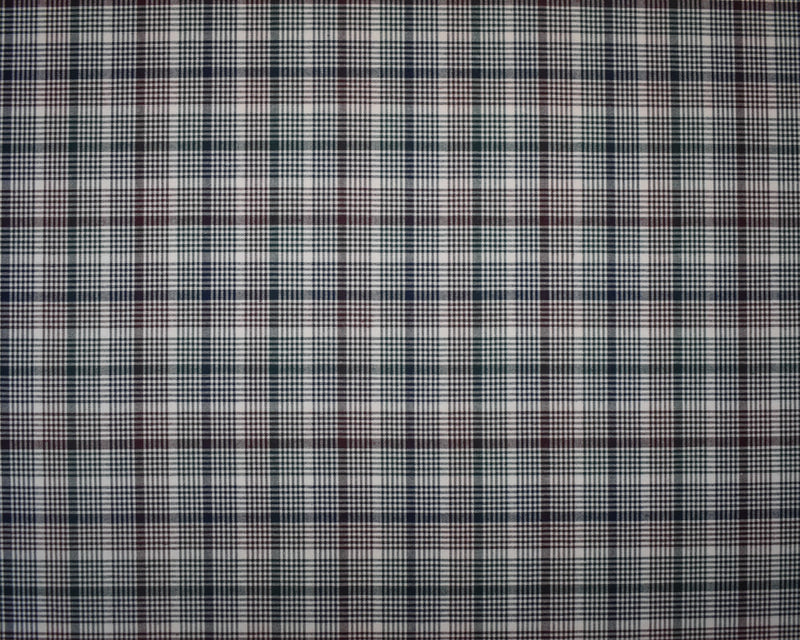 Red-Green-Multi Poly-Wool Japanese Plaid Woven Shirting Fabric