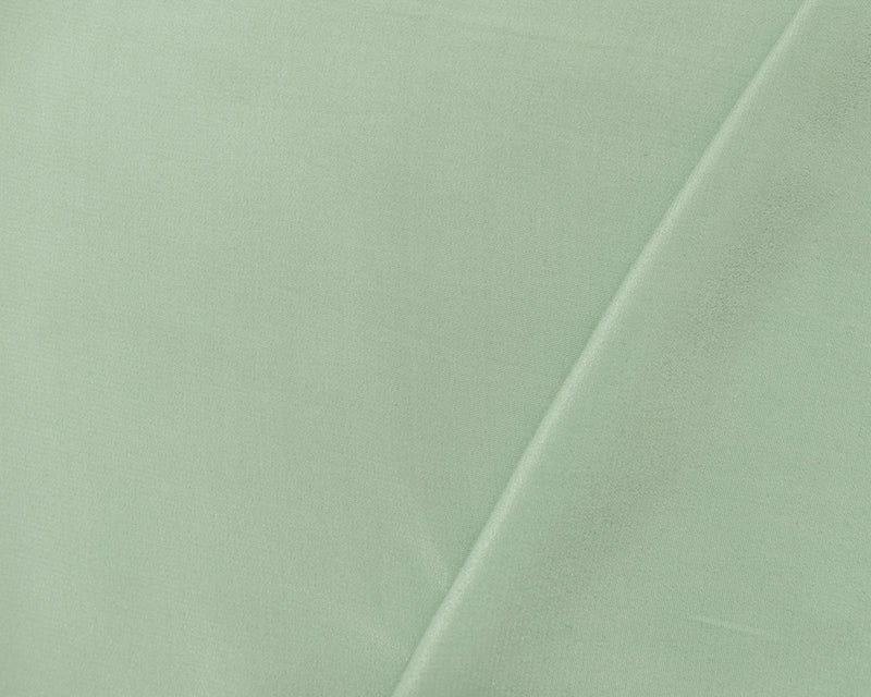 Light Teal Silk Famous Designer Crepe De Chine Woven Fabric