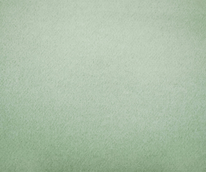 Mint Green Melton Wool Poly Solid Double Woven Jacketing Fabric