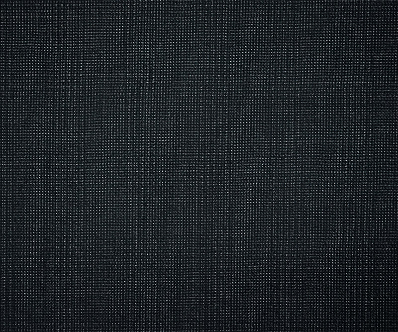 Black-Gray  Poly-Wool Plaid Woven Shirting Fabric