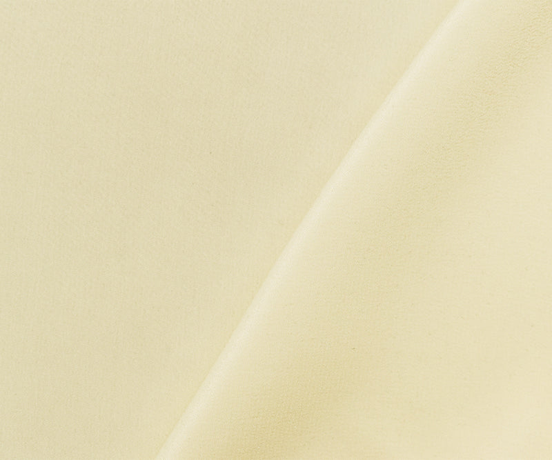 Light Beige Famous Designer Silk Crepe De Chine Woven Fabric