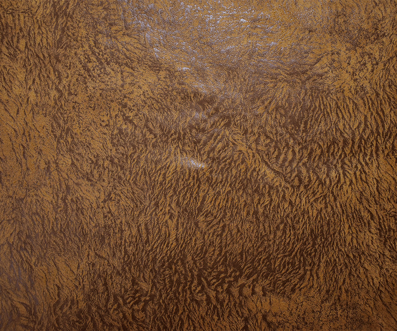 Brown Polyester Poly Texture Stretch Printed Microsuede Knit Fabric