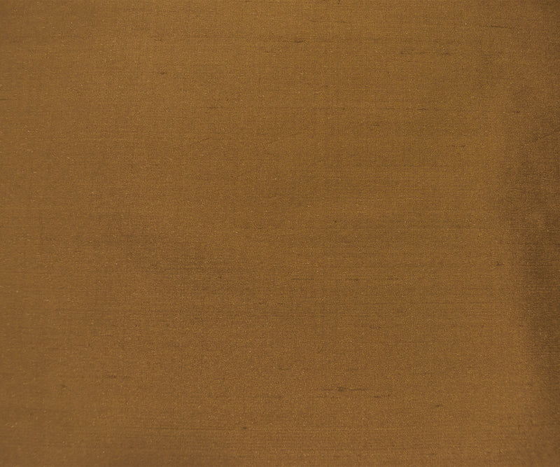 Coffee Brown Beige Silk Iridescent Dupioni Woven Fabric