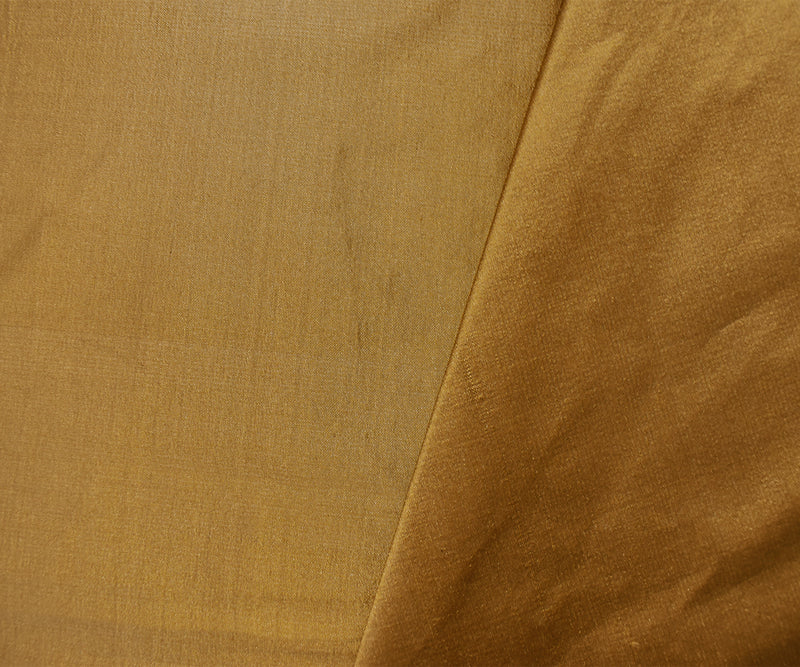 Beige-Brown Silk Iridescent Dupioni Woven Fabric
