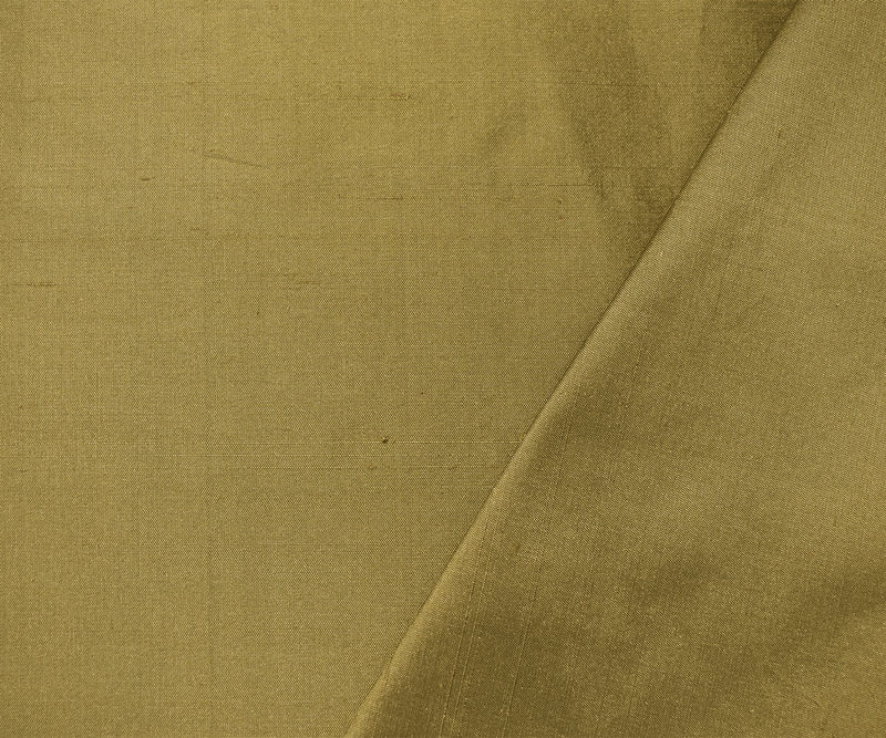 Cream Brown Silk Iridescent Dupioni Woven Fabric
