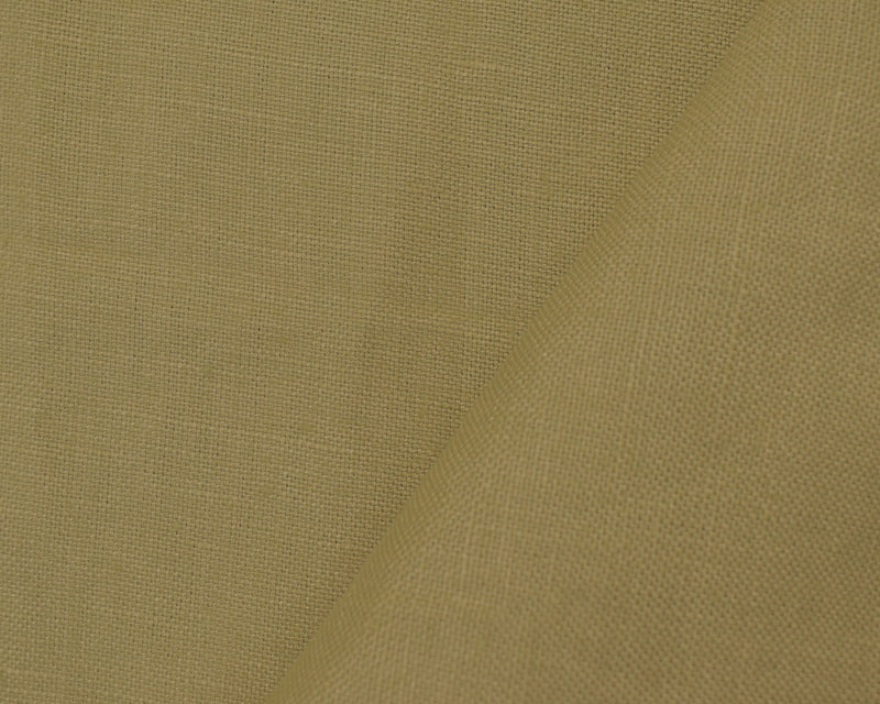 Natural Brown Linen Slub Solid Canvas Woven Fabric
