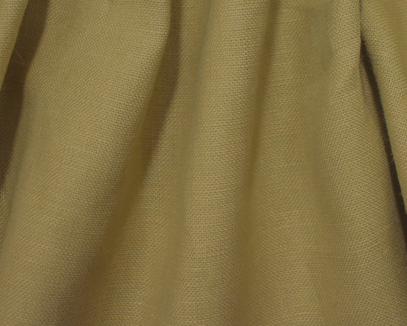 Natural Brown Linen Slub Solid Canvas Woven Fabric