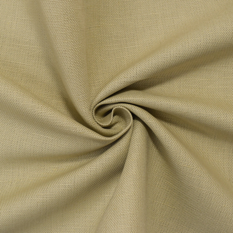 Light Brown Linen Slub Solid Canvas Woven Fabric