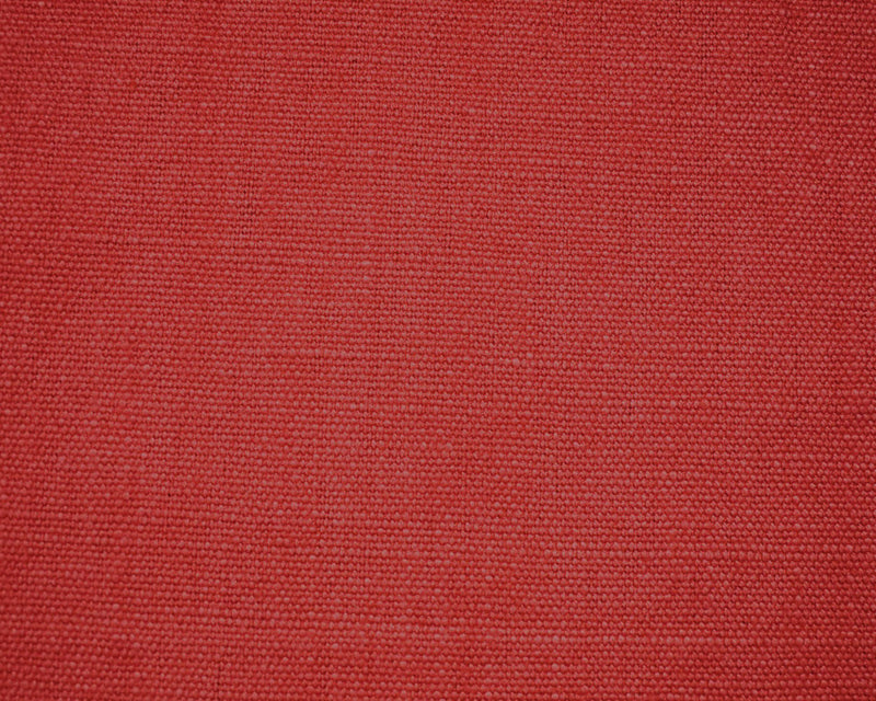 Red Linen Slub Solid Canvas Woven Fabric
