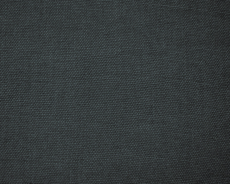 Deep Gray Washed Irish Linen Moygashel Solid Canvas Woven Fabric